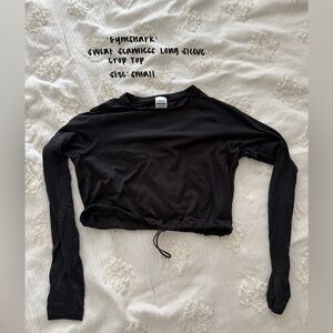 gymshark sweat seamless long sleeve crop top